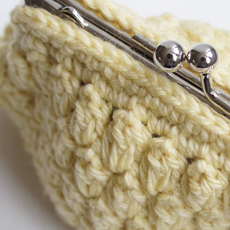 Ba-ba handmade☆ Popcorn crochet pouch (No.C905） - ポーチ - その他の素材 