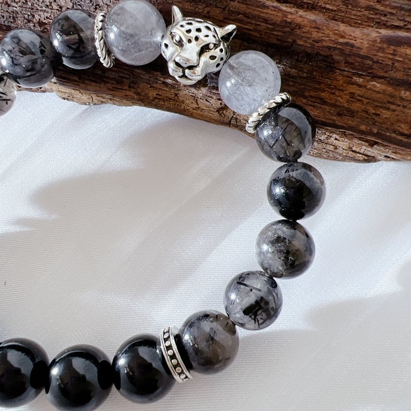Black Hair Crystal | Black Tourmaline | Transform Negative Energy | Improve Magnetic Field - Bracelets - Crystal 