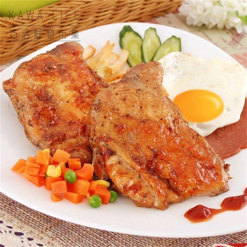 [Heqiao Xianxian] Japanese-style grilled chicken drumstick steak 2 pieces 480g/pack/fried/free ice pack for orders over 999 - Other - Fresh Ingredients 