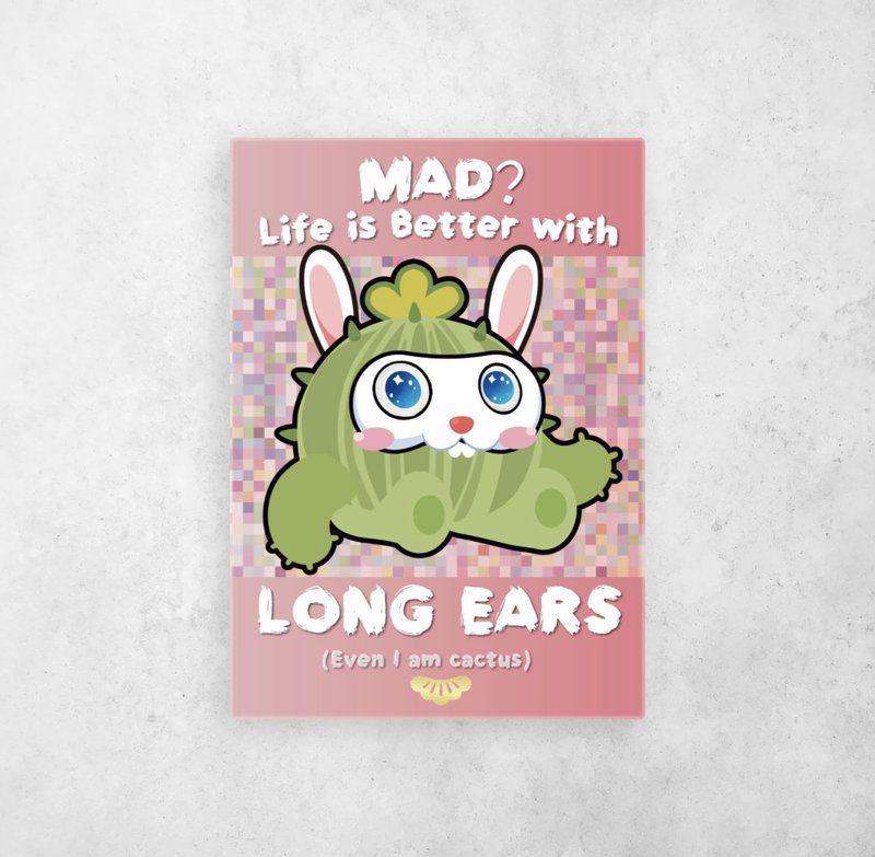 【Plump Planet Friends】Life with Long EARS - โปสเตอร์ - กระดาษ สึชมพู