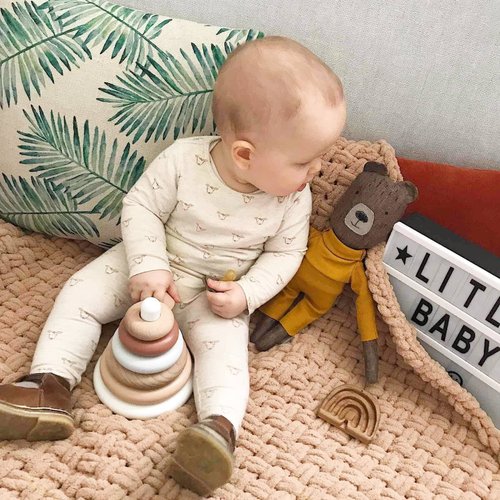 Hugge Child Plush toy, Bear stuffed animal, Baby girl stuff, Baby boy stuff, Baby soft toy