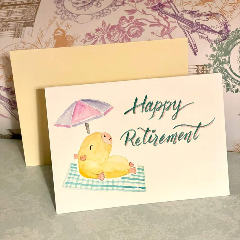 Handmade Retirement Card - Cards & Postcards - Paper Multicolor