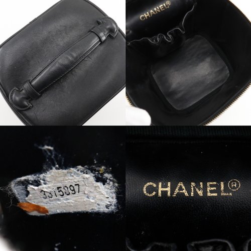 【ヤシの木】CHANEL バニティバッグ 化粧ポーチ ヴィンテージ ヤシの木】CHANEL バニティバッグ 化粧ポーチ ヴィンテージ ヤシ