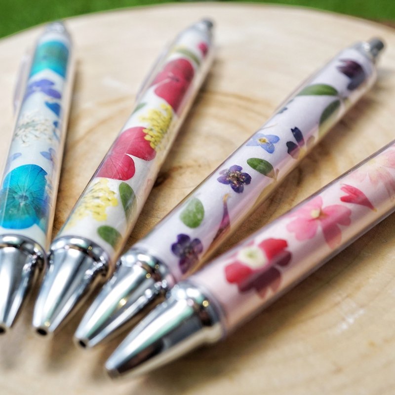 [DIY Graduation, Teacher Gift] Embossed Pen DIY Material Pack + Online Teaching - ปากกา - พืช/ดอกไม้ หลากหลายสี