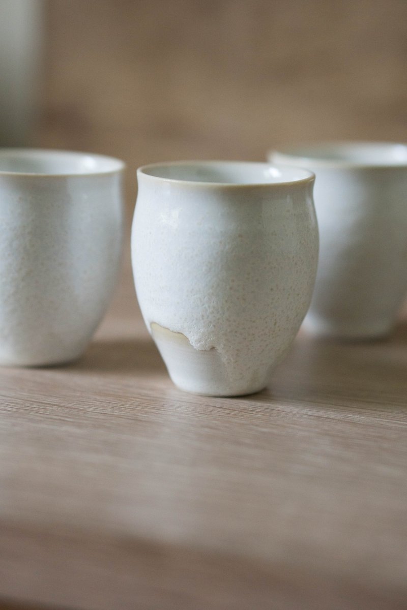 雪白小茶杯 | 聞香杯 | 小品杯 【隨機出貨】 - 茶壺/茶杯/茶具 - 瓷 白色