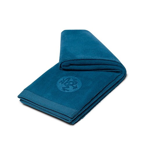 MANDUKA 台灣經銷 【Manduka】eQua Hot Hand Towel 加厚瑜珈手巾 - Aquamarine