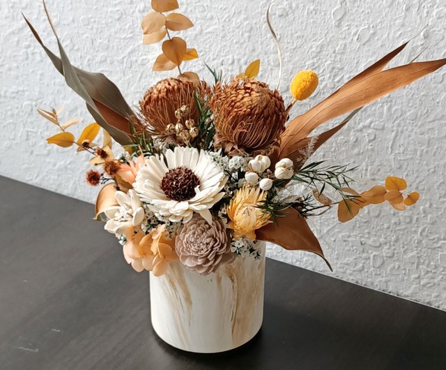 【Extremely Dry】Dried flowers/eternal flowers/withered flowers/potted  flowers/diffusers