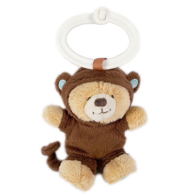 3.5 inch/monkey bear key ring [Hallmark-ForeverFriends fluff-key ring series] - Stuffed Dolls & Figurines - Other Materials Brown