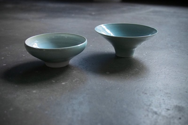 Japanese Porcelain Bowl/ Tea Bowl/ Tea Set/ Dinner Bowl/ Ceramic Ware - ถ้วยชาม - ดินเผา สีน้ำเงิน