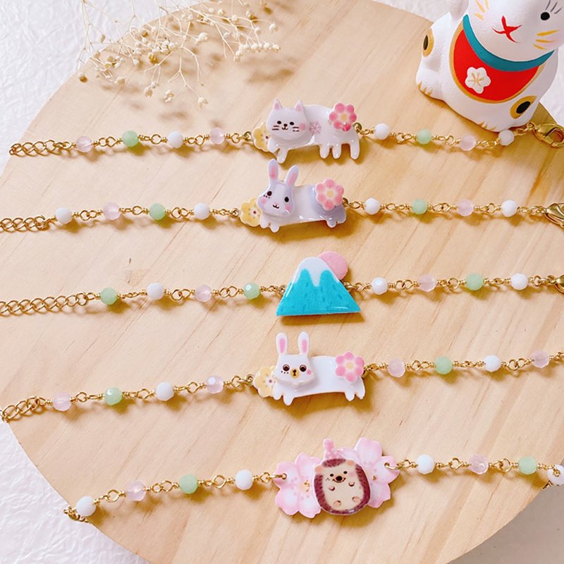 Handmade cute shape bracelet - สร้อยข้อมือ - เรซิน 