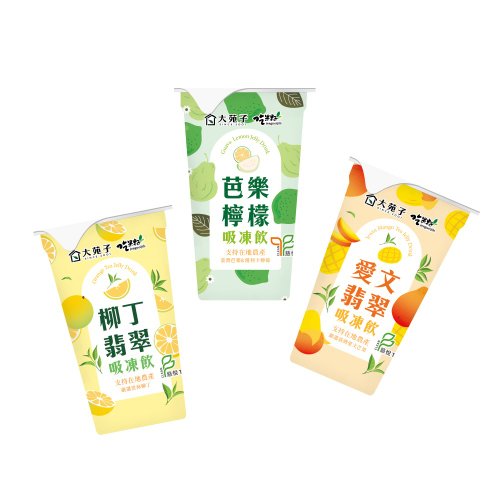 豐喜食品 吃果籽 塔吉特 【大苑子 X 吃果籽】聯名手搖吸凍飲 220g x 6杯組 (三口味任選)