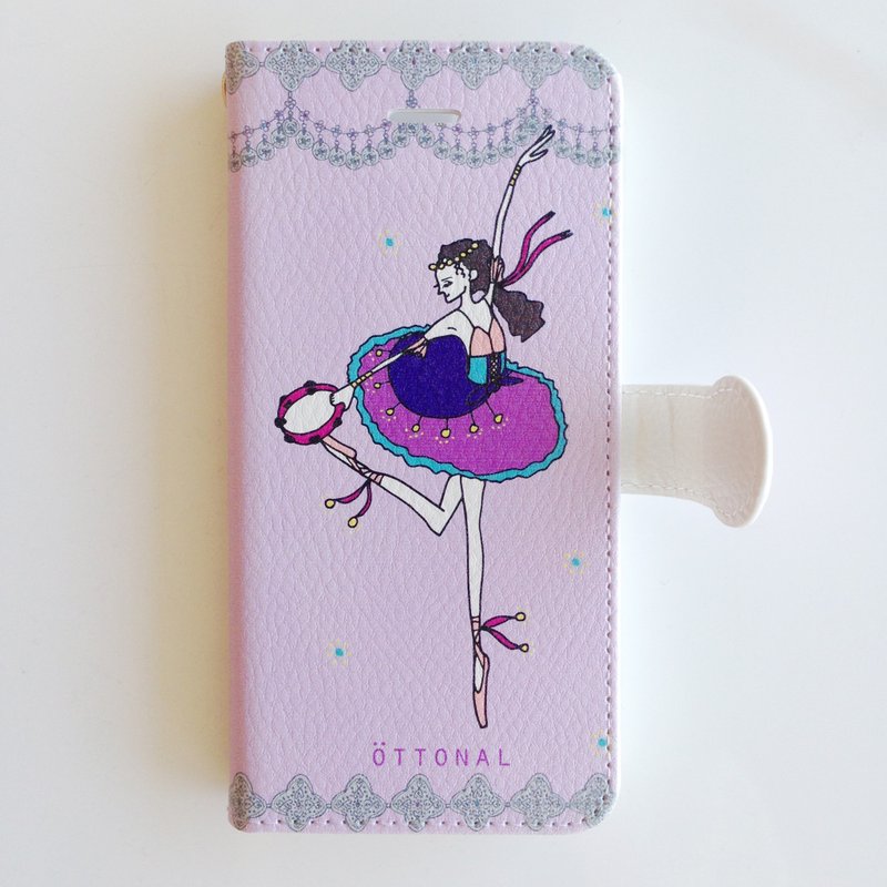 Esmeralda Purple Book Type iPhone Case - อื่นๆ - วัสดุอื่นๆ สีม่วง