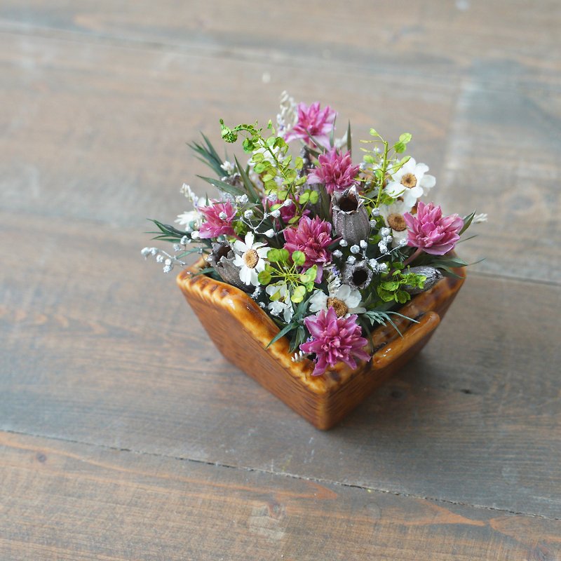 Foreign fruit mini flower cup / afternoon tea time - Dried Flowers & Bouquets - Plants & Flowers 