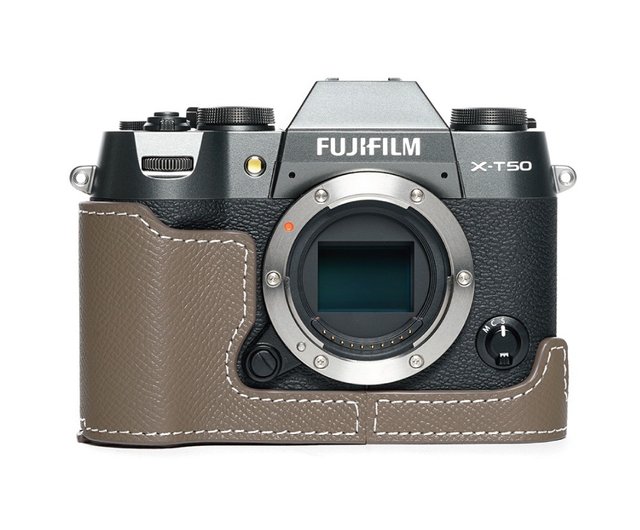 FUJIFILM X-T50/XT50用パームプリントレザーカメラマウント - ショップ Martin Duke カメラ - Pinkoi