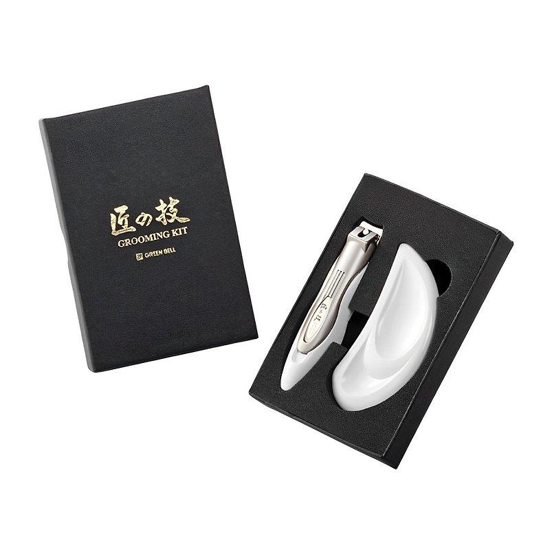 Japanese Green Bell Craftsman’s Patented File & Forged Steel Nail Clipper Gift Box Set (G-3110) - อื่นๆ - สแตนเลส 
