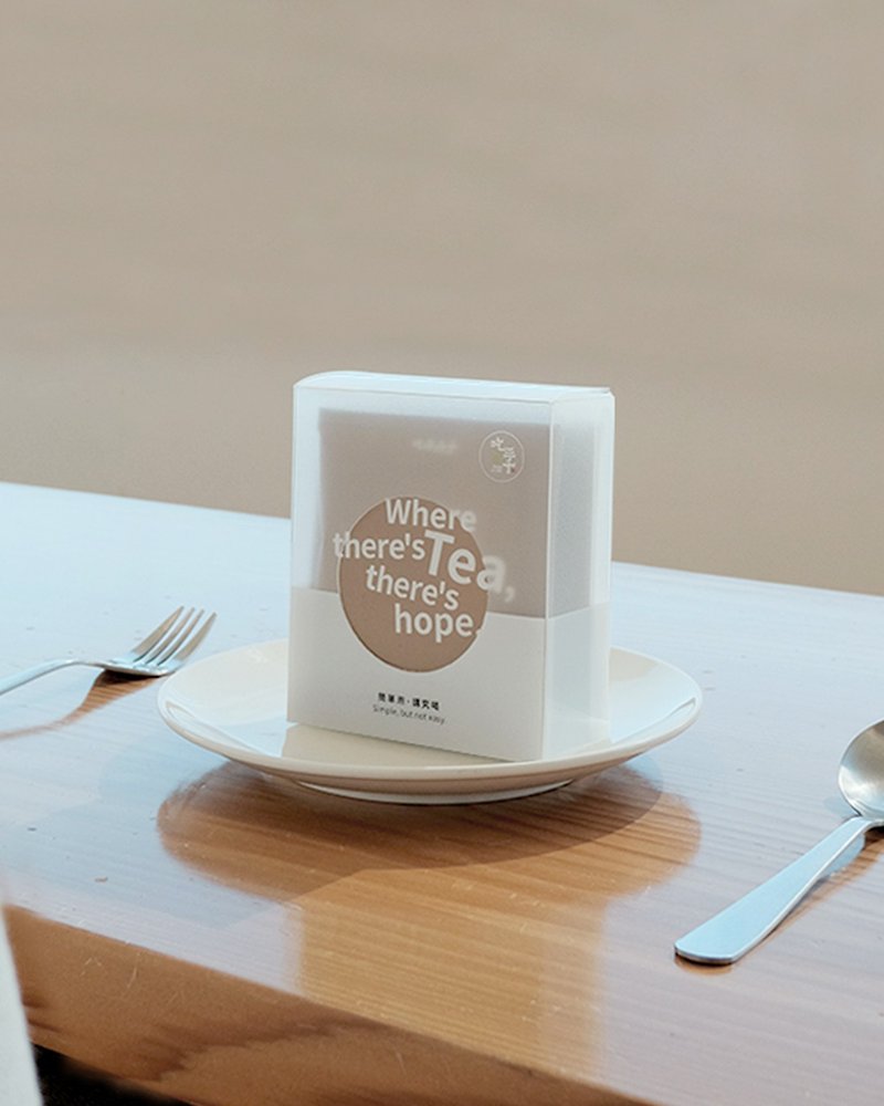 シンプルスクエアボックス- 三角ティーバッグ(凍頂ウーロン茶) - お茶 - その他の素材 