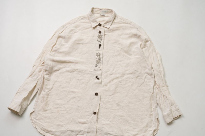 Tyrolean shirt long sleeve vintage - Men's Shirts - Cotton & Hemp Multicolor