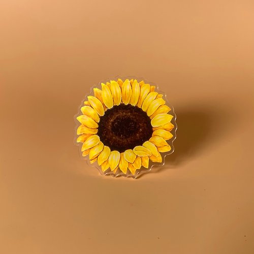 ttq.thontonq flower griptok / phonegrip / popsockets - Sunflower