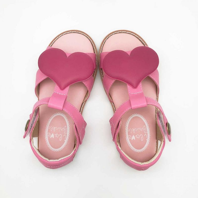 Amara Peach Pink Love Sandals-(Special offer only accepts returns) - Kids' Shoes - Other Man-Made Fibers Multicolor