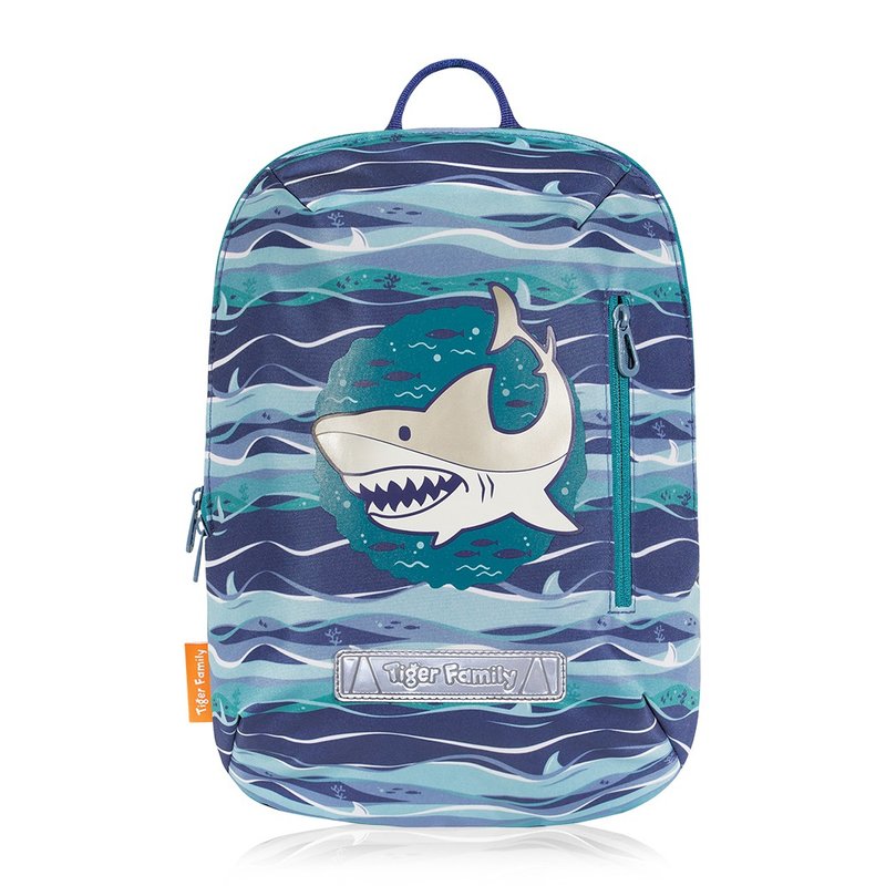 Tiger Family Children's Light Travel Bag-Baby Shark - Backpacks - Other Materials Blue