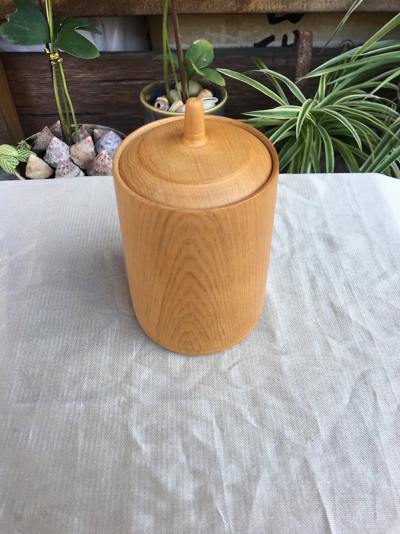 Taiwanese cypress HINOKI toothpick bottle - Storage - Wood 