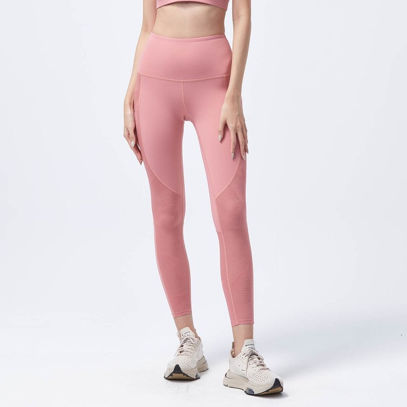 ULTRACOOL-Cool Jacquard Magic Leggings-Dry Rose - Women's Leggings & Tights - Nylon Pink