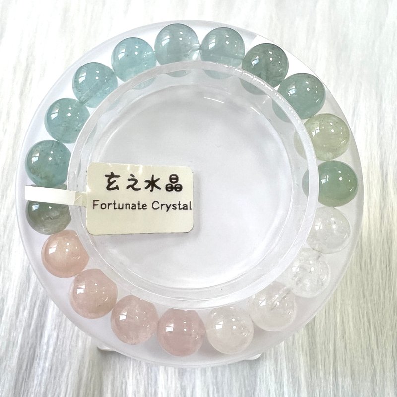 Morganite Bracelet | Crystal | Crystal Bracelet | Crystal Bracelet | - Bracelets - Crystal Multicolor