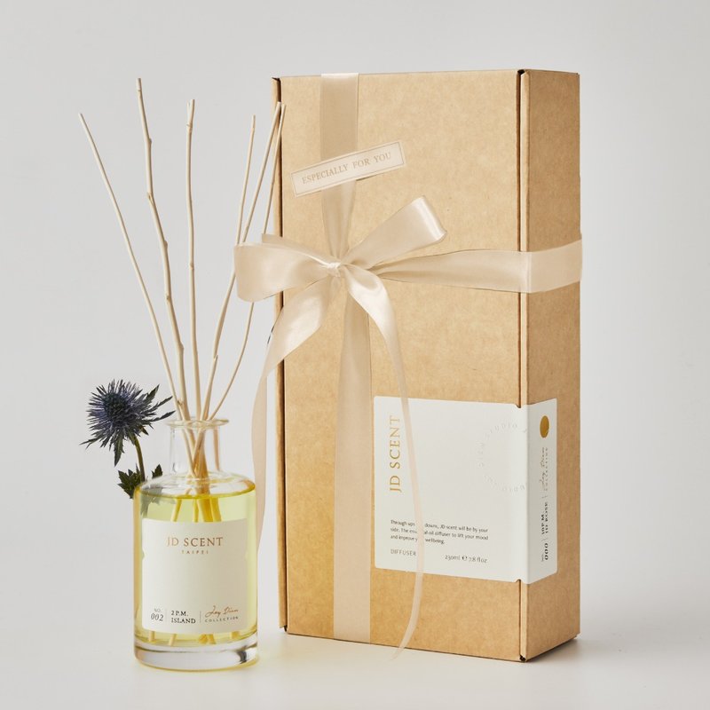 JD SCENT 空間擴香竹 2 P.M. 靜謐之島 ISLAND - 香氛/精油/擴香 - 精油 卡其色