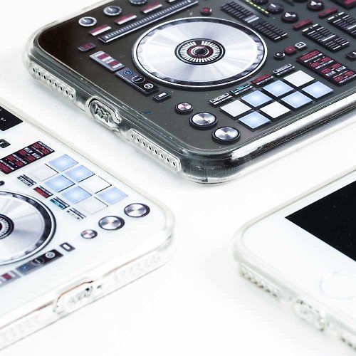 HeadphoneDog耳機狗設計 全透明太空DJ防摔手機殼 (iphone13/Pro/Xs/8/i7/6,htc,samsung)