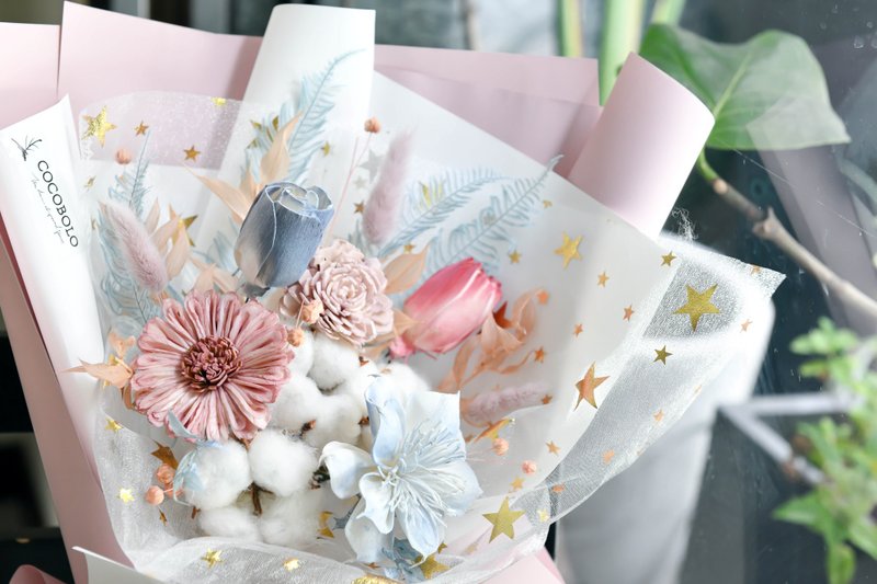 Jimei Bouquet│Morandi Flower Bouquet - ของวางตกแต่ง - พืช/ดอกไม้ 