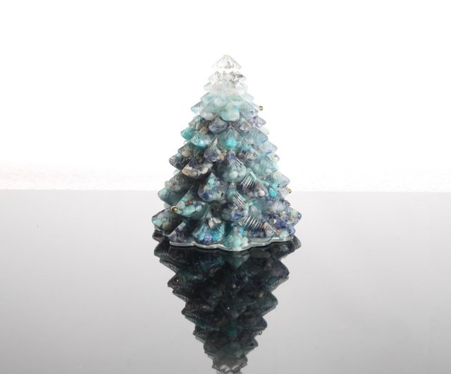 クリスマスギフト】ブルースノーフレーククリスタルジェムストーンの