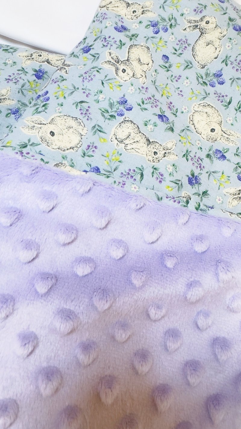Kaleidoscope-Purple Rabbit Hydrangea Blanket - Other - Cotton & Hemp Purple