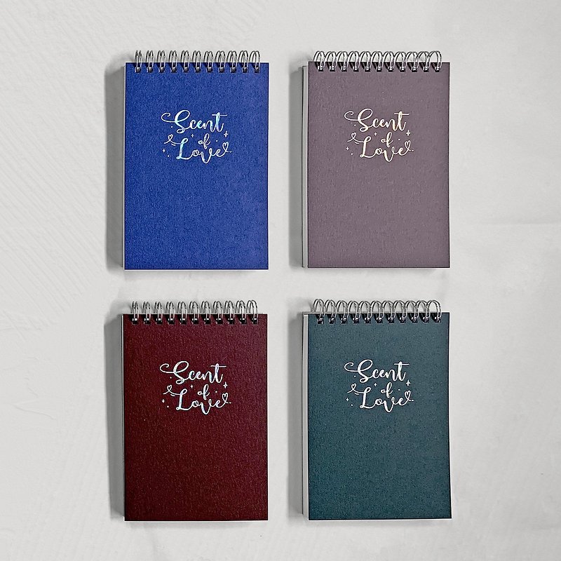 【Scented Notebook】A6-Blue Agava&Cacao Scent - Notebooks & Journals - Paper Multicolor