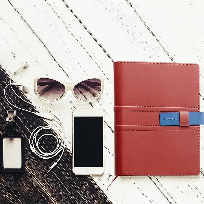 Plannr Diary Row a5 - Notebooks & Journals - Faux Leather Red