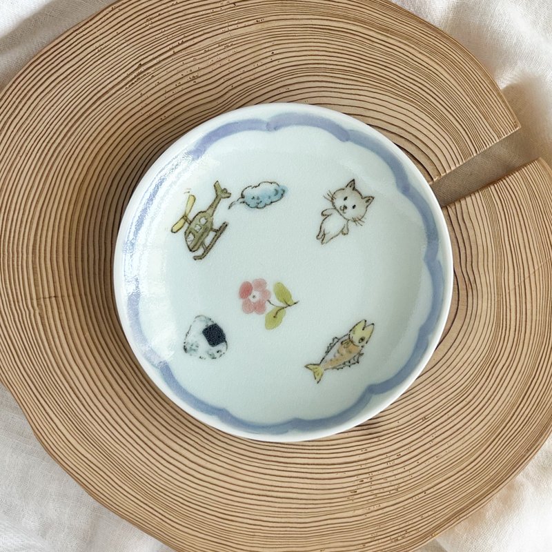 小皿　タレ皿　薬味皿　デザート皿 - 碟子/醬料碟/醬油碟 - 瓷 白色