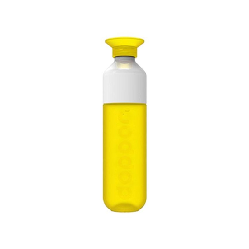 オランダのドーパウォーターボトル450ml  - メロウ450ml - 水筒・タンブラー・ピッチャー - プラスチック イエロー