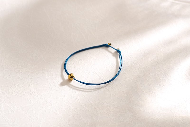 Charlene Handmade Wristband - สร้อยข้อมือ - โลหะ สีน้ำเงิน