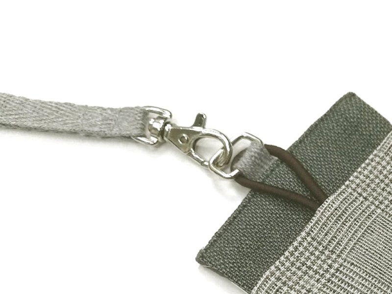 Identification card strap lanyard neck strap (light gray) (Zhang xx designated order area) - ID & Badge Holders - Cotton & Hemp 