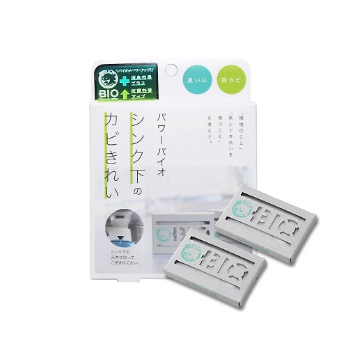 日本COGIT 日本COGIT 日製BIO長效除臭防霉貼片盒-水槽廚下櫃用-6入