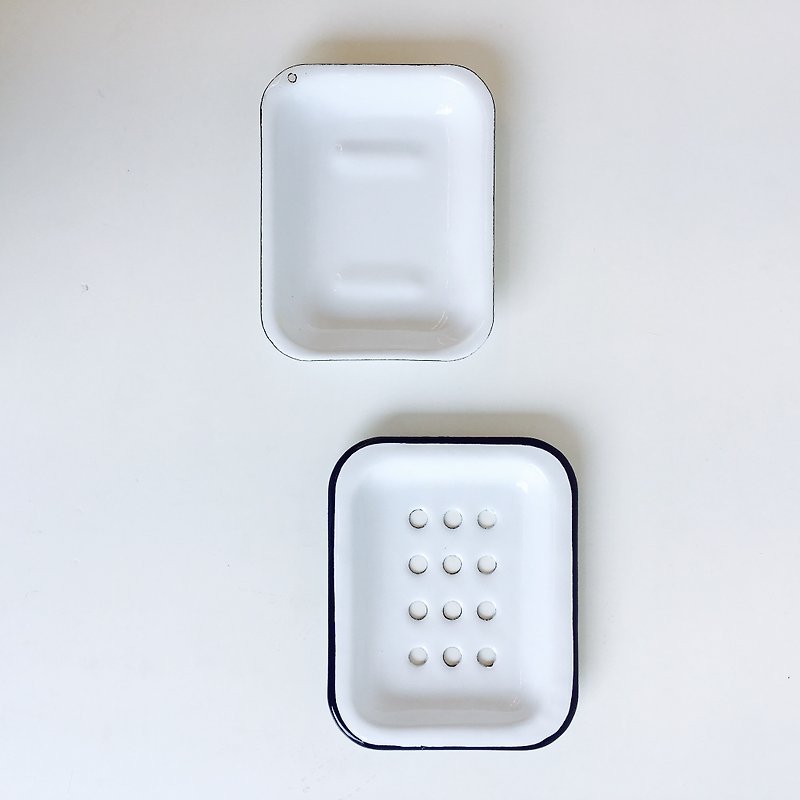 Redecker - enamel soap dish - Other - Enamel White