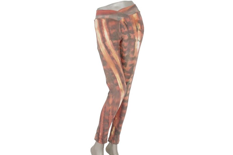 Stress-free! Tie-dyed stretch leggings Long Pants - Women's Pants - Other Materials Orange