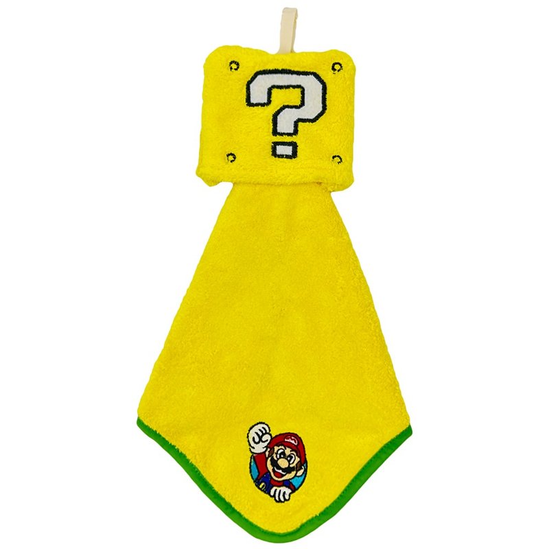 日本丸真 Super Mario 收納式擦手巾 問號磚塊 - 毛巾/浴巾 - 其他材質 