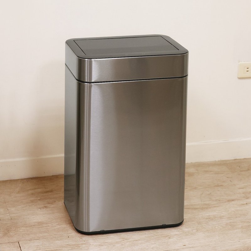 ELPHECO 60L 不鏽鋼雙開除臭炫光感應垃圾桶 ELPH248DU - 垃圾桶 - 其他材質 