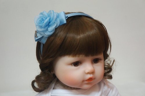 Avondream 手創小舖 G3-寶寶兒童幼兒超舒適髮箍/髮圈- 髮箍髮圈髮帶類 玫瑰花