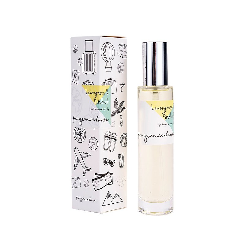 Perfume 30ml | Lemongrass & Patchouli - Perfumes & Balms - Glass Transparent