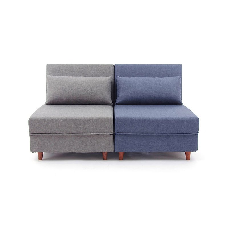 x單人沙發床A693【日本和樂音色】 - 床包/寢具 - 其他材質 藍色