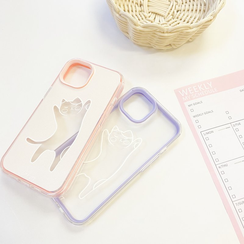 【 小貓 】雙層手機殼 - 手機配件 - 塑膠 