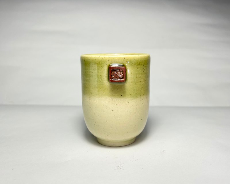 Tibetan green teaㅣUji small teacup - ถ้วย - ดินเผา 