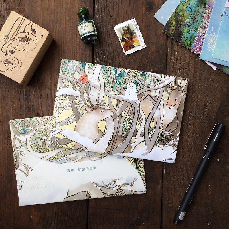 【Reindeer Classic Story Postcard Set】 - การ์ด/โปสการ์ด - กระดาษ หลากหลายสี