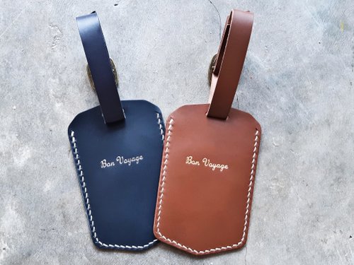 港產皮革｜Leatherism Handmade Products 護身符行李牌 好好縫 皮革材料包 行李吊牌 卡片套 義大利皮 DIY